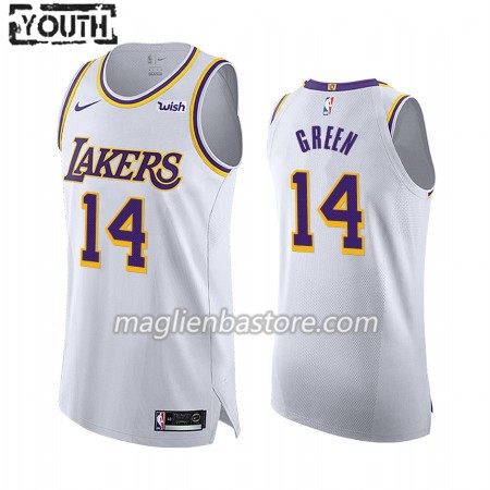 Maglia NBA Los Angeles Lakers Danny Green 14 Nike 2019-20 Association Edition Swingman - Bambino